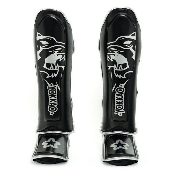 YOKKAO 'Original' Shin Guards - Silver - MMA Warehouse