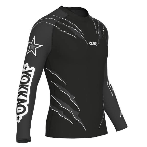 YOKKAO 'Scratch' Long Sleeve Rash Guard - MMA Warehouse