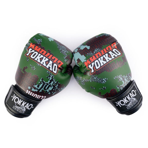 YOKKAO 'Thai Camo' Muay Thai Gloves - MMA Warehouse