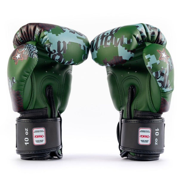 YOKKAO 'Thai Camo' Muay Thai Gloves - MMA Warehouse