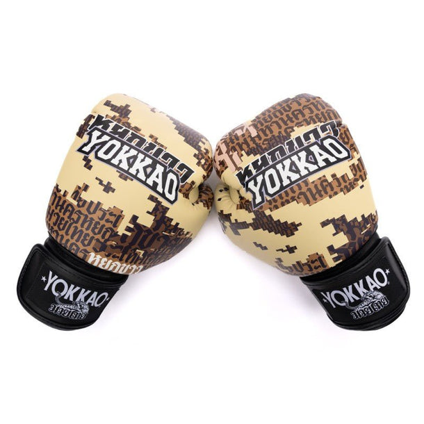 YOKKAO 'Thai Camo' Muay Thai Gloves - MMA Warehouse