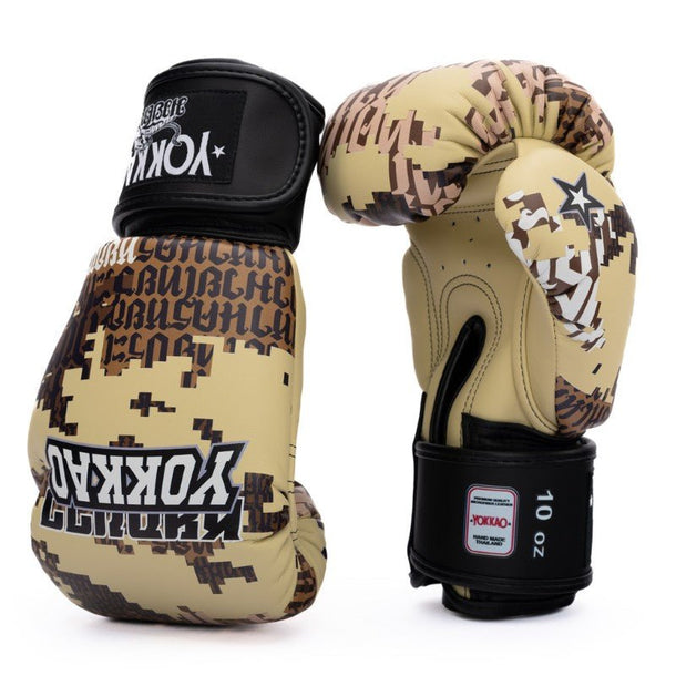 YOKKAO 'Thai Camo' Muay Thai Gloves - MMA Warehouse