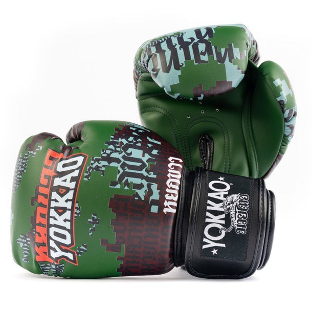 YOKKAO 'Thai Camo' Muay Thai Gloves - MMA Warehouse