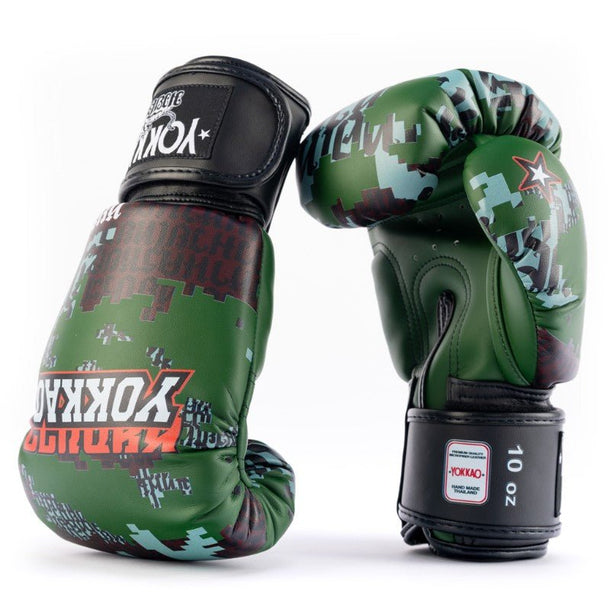 YOKKAO 'Thai Camo' Muay Thai Gloves - MMA Warehouse