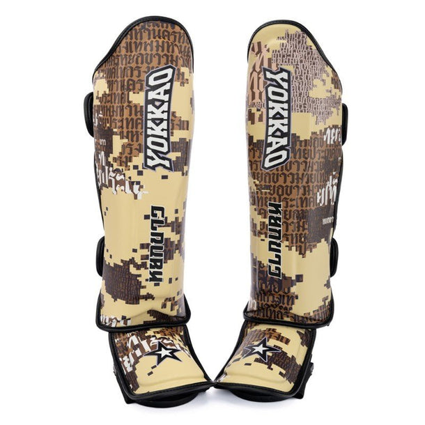 YOKKAO 'Thai Camo' Muay Thai Shin Guards - MMA Warehouse