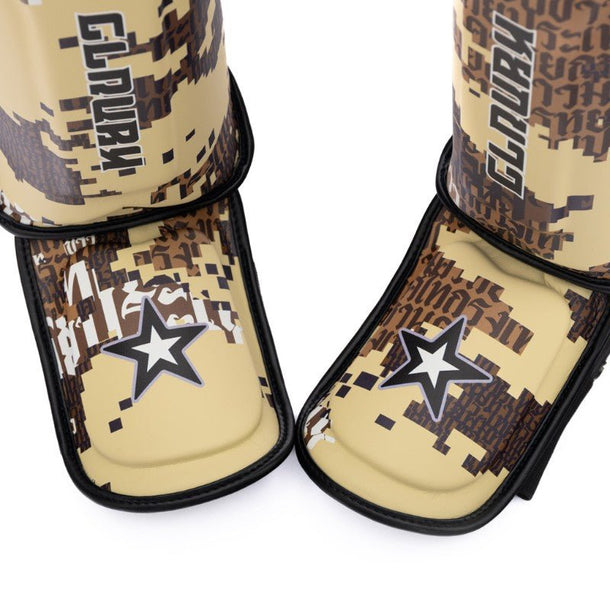 YOKKAO 'Thai Camo' Muay Thai Shin Guards - MMA Warehouse