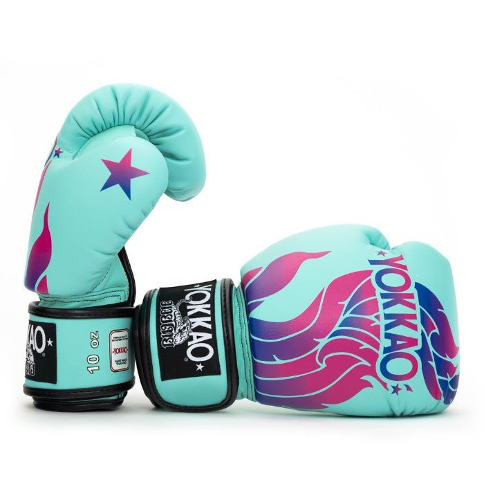 YOKKAO 'The Flame' Muay Thai Gloves - Microfiber Leather