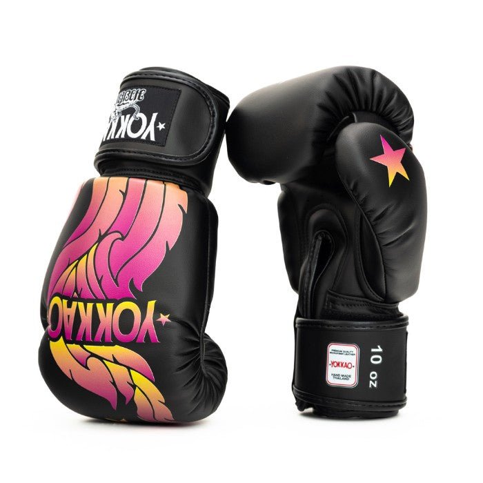 YOKKAO 'The Flame' Muay Thai Gloves - Microfiber Leather