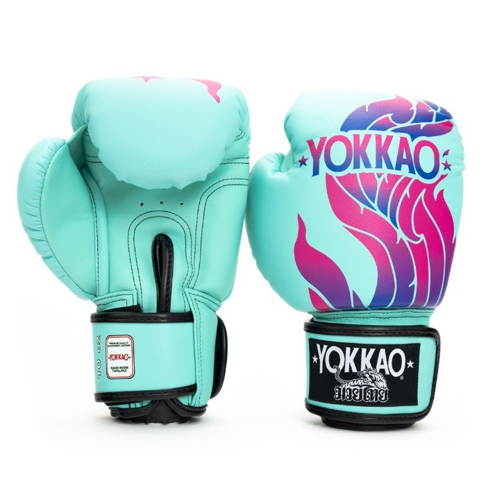 YOKKAO 'The Flame' Muay Thai Gloves - Microfiber Leather