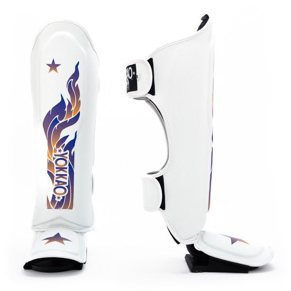 YOKKAO 'The Flame' Shin Guards - Microfiber Leather