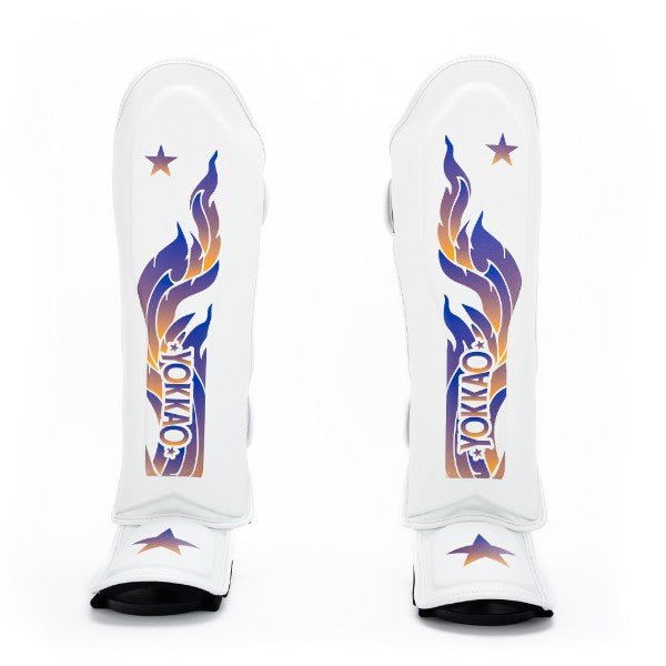 YOKKAO 'The Flame' Shin Guards - Microfiber Leather